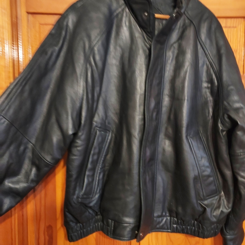 Mens Heavy Weight Leather Jacket